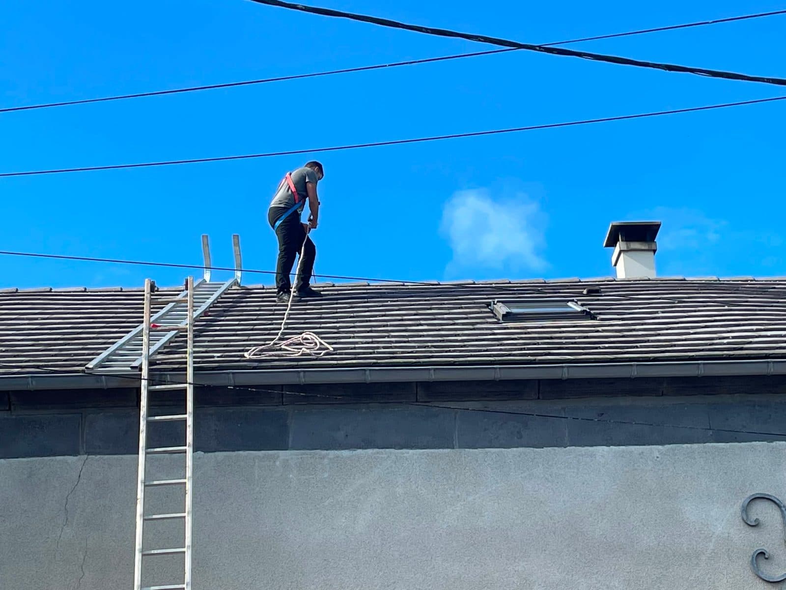 Intervention sur une toiture