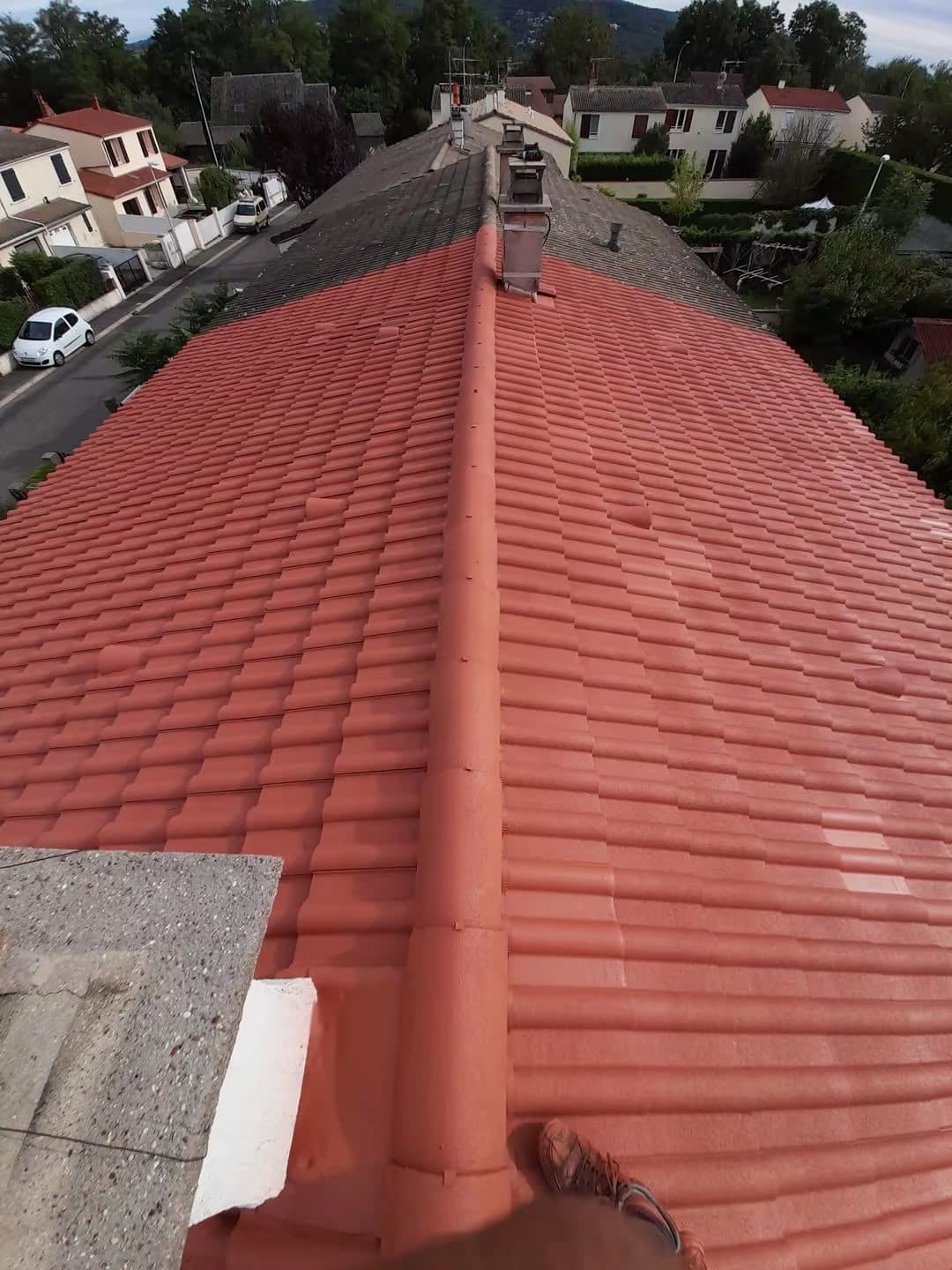 Toiture refaite sur une maison
